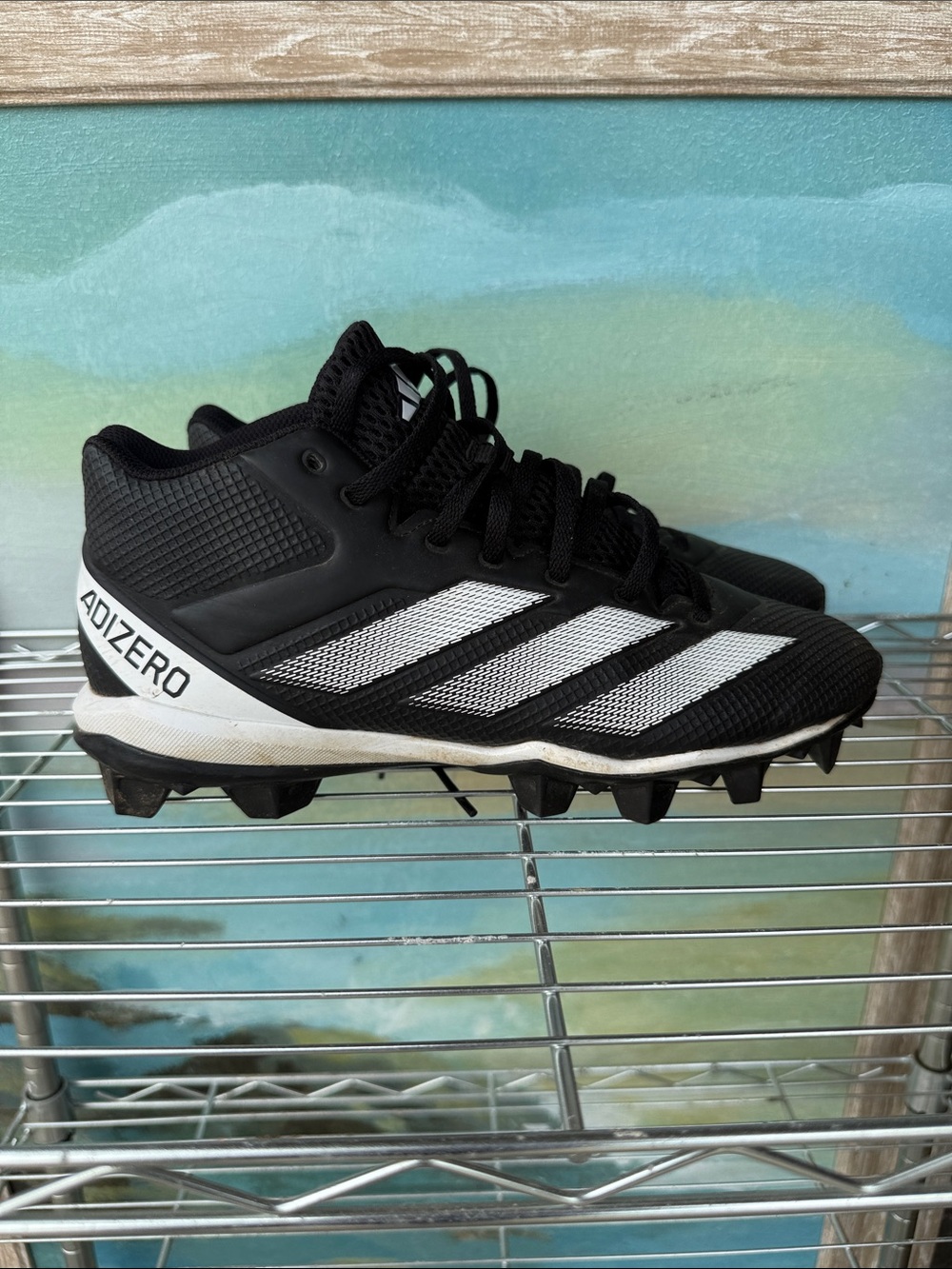 adidas Black and White Football Cleats